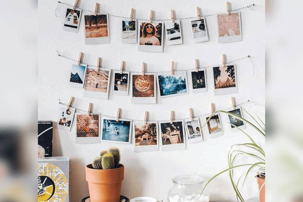 13 Rekomendasi Dekorasi Tata Polaroid di Kamar, Gemas Banget!