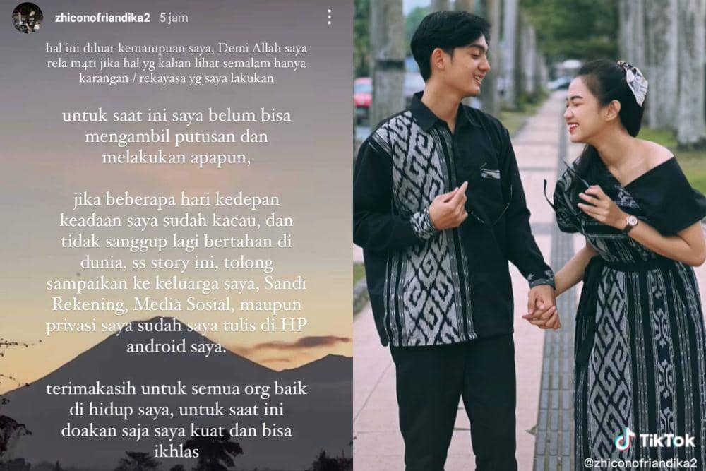 Dok. Internet, tiktok.com/zhiconofriandika2