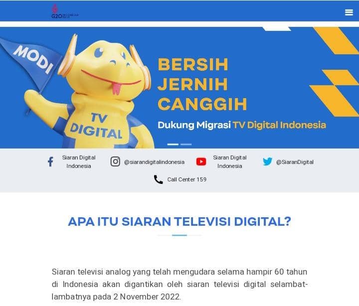 Dok. Website Siaran Digital Kominfo
