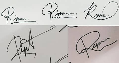 Tanda Tangan R Contoh Tanda Tangan Huruf R yang Simpel tapi Keren | Popbela.com