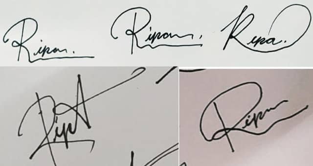 Tanda Tangan R Contoh Tanda Tangan Huruf R yang Simpel tapi Keren | Popbela.com