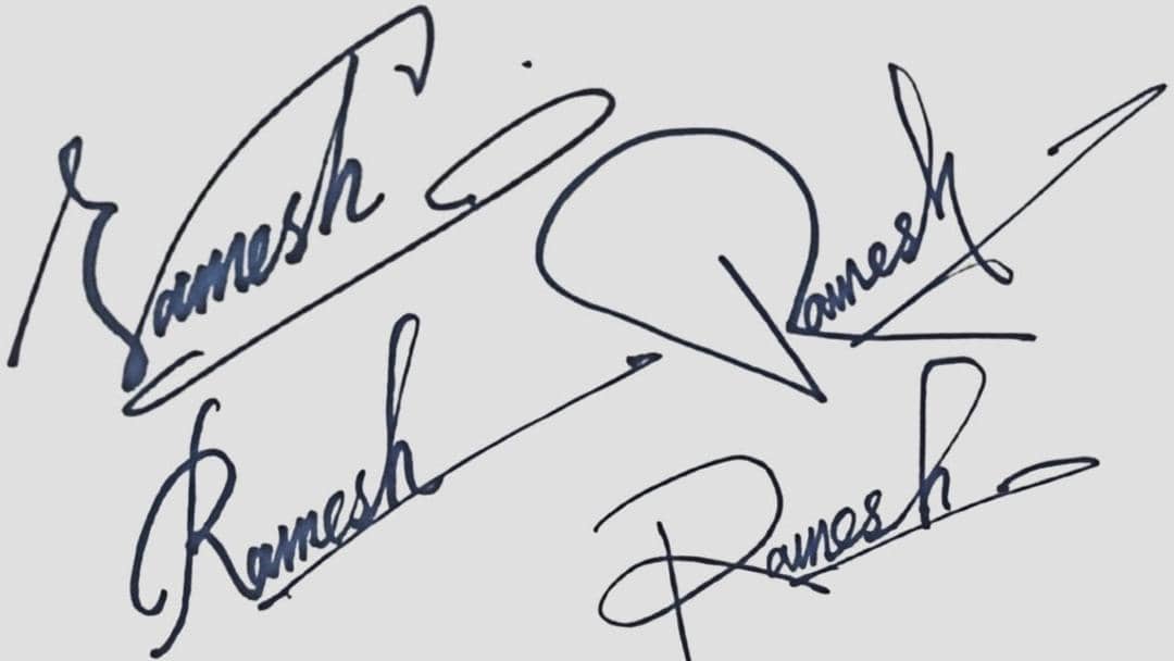 Contoh Tanda Tangan Huruf R yang Simpel tapi Keren | Popbela.com