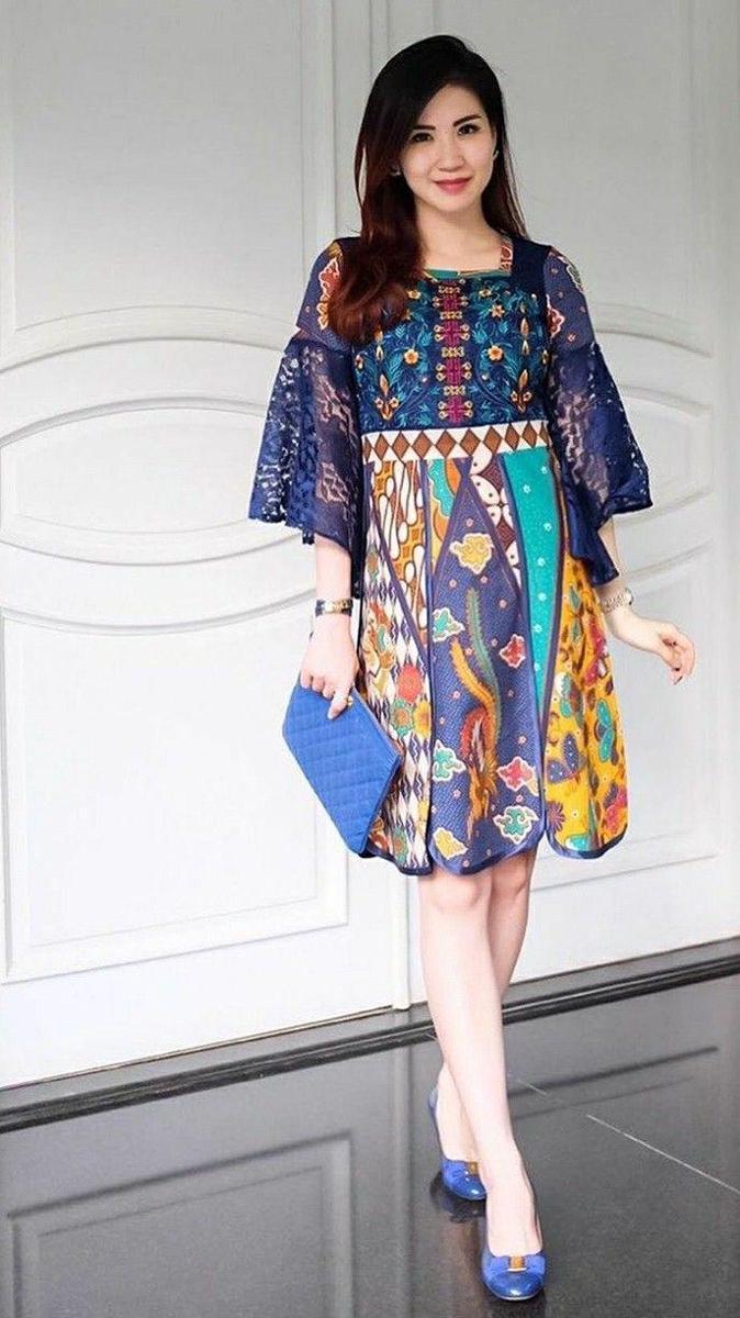 model dress batik selutut