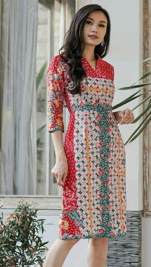 model dress batik selutut