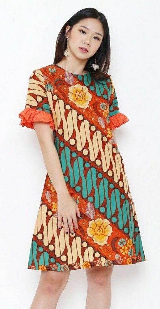 model dress batik selutut