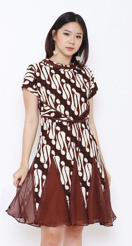 model dress batik selutut