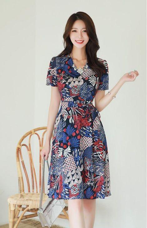 model dress batik selutut