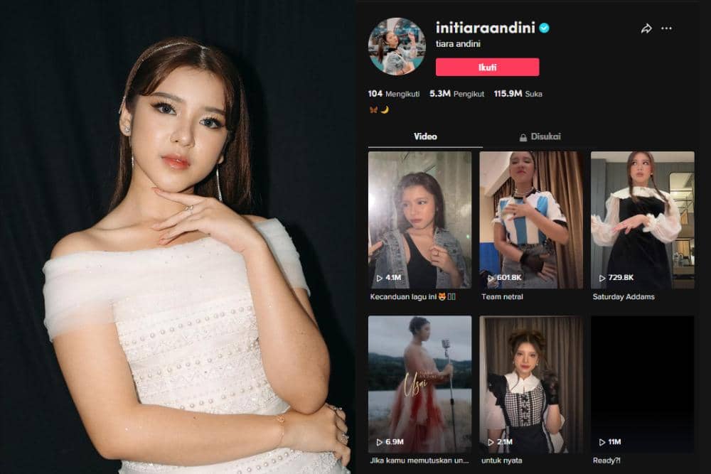 instagram.com/tiaraandini & tiktok.com/@initiaraandini