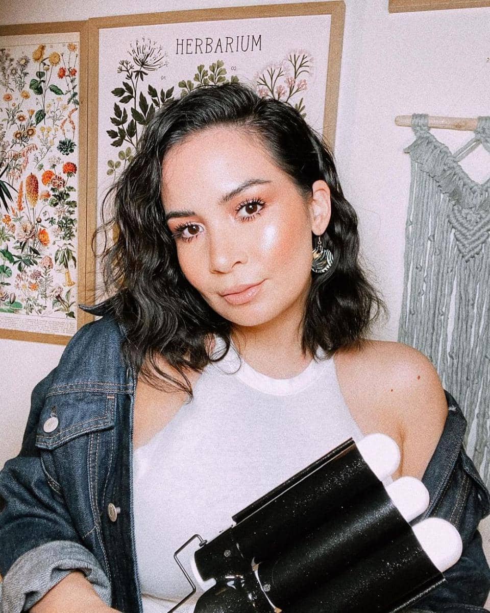 Potret model rambut shoulder length 