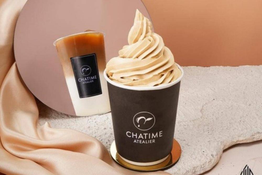 7 Kreasi Minuman Chatime Atealier, Ada Es Krim Rasa Milk Tea!