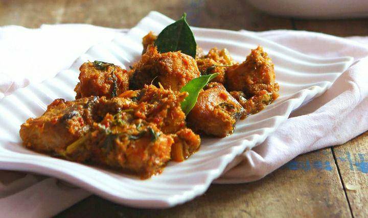 Olahan ikan tenggiri woku