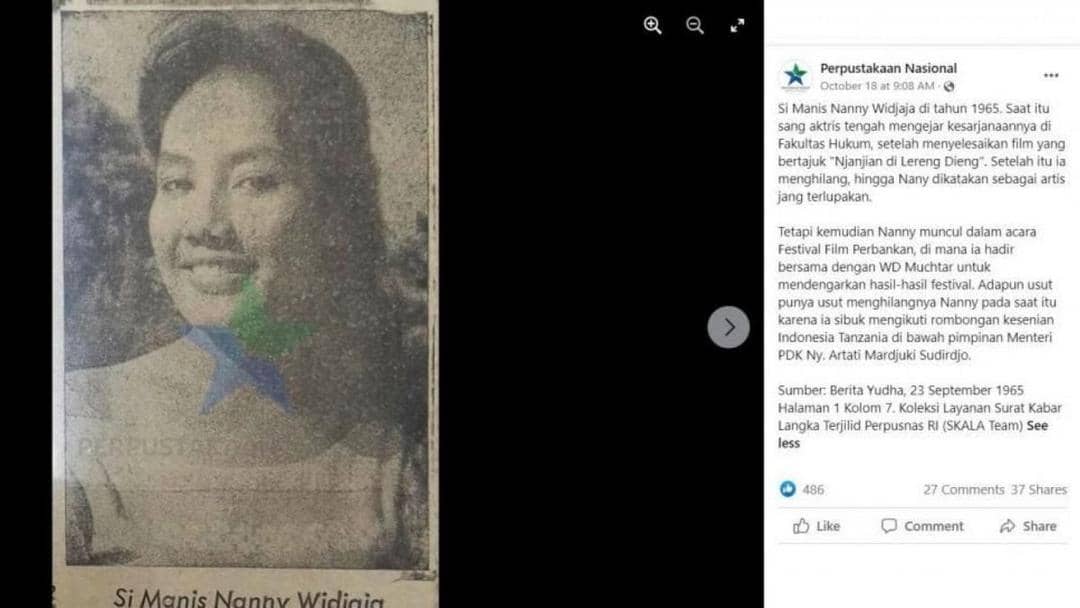 Facebook/Perpustakaan Nasional