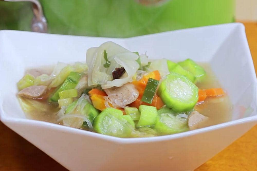 sayur sop oyong soun