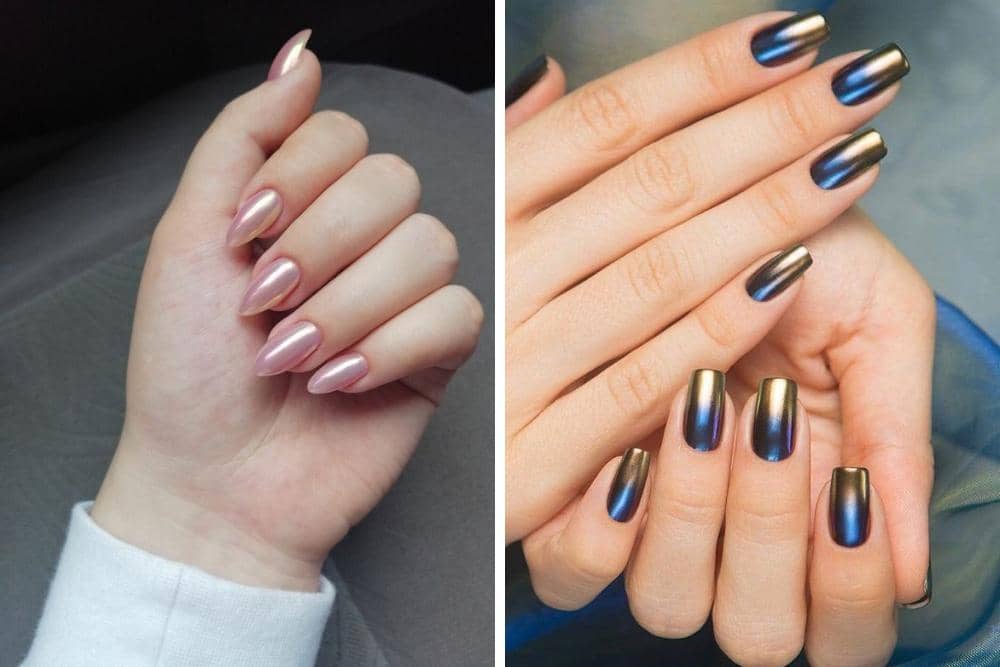 Buat Kuku Tampak Shining dengan Metallic Nail