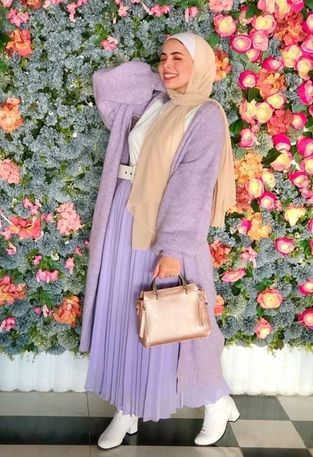 dusty ungu cocok dengan warna apa