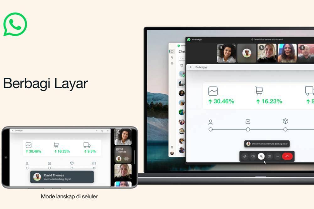 WhatsApp Luncurkan Fitur Berbagi Layar, Ini Tutorialnya!