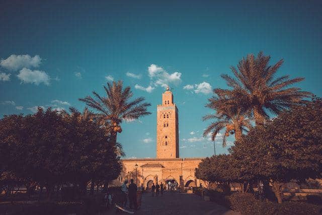 Potret Masjid Koutoubia di Marrakesh, Maroko (unsplash.com/kazizayane)