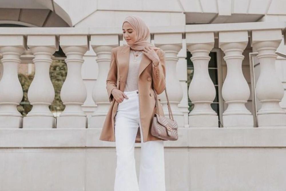 10 OOTD Baju Warna Mocca dengan Hijab, Anggun dan Stylish!