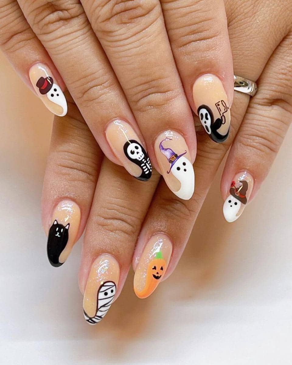 nail art halloween