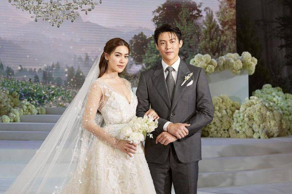 8 Potret Selebriti Thailand di Resepsi Kimmy Kimberley dan Mark Prin