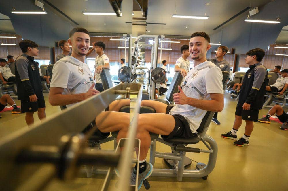 Potret Ivar Jenner dalam TC Timnas Indonesia di Turki. (pssi.org).