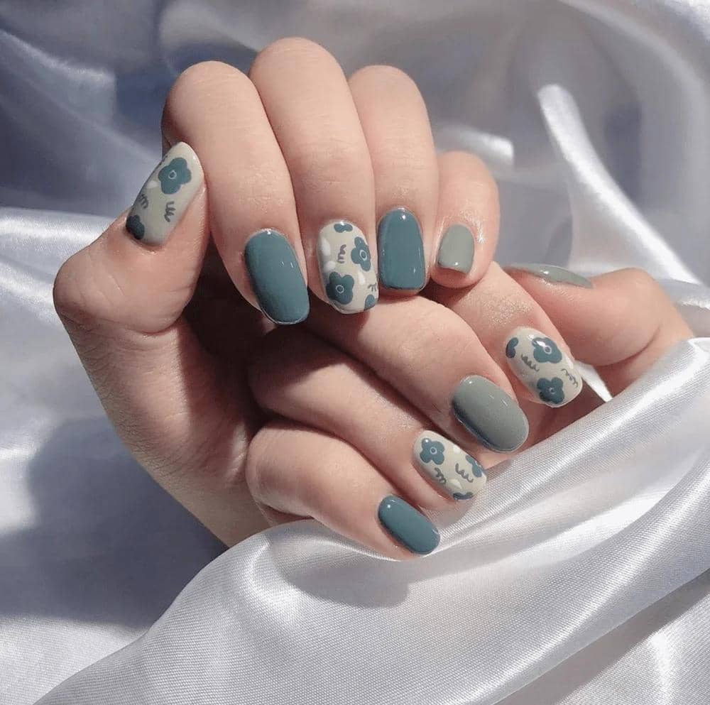 hauloffame.co/Nail Art Hijau Sage