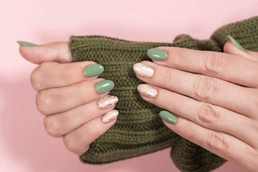 weheartthis.com/Nail Art Hijau Sage