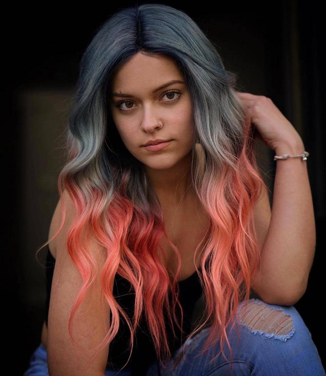 hairstylery.com/Warna Rambut Abu-Abu Ombre