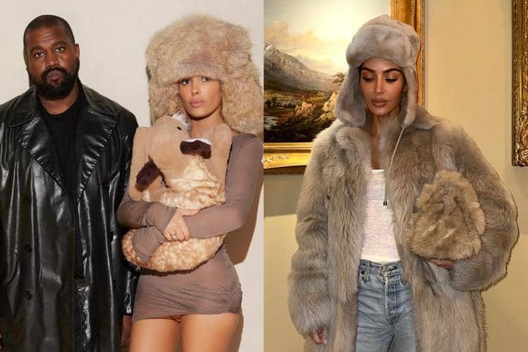 Outfit Ini Bikin Kim Kardashian Dituduh Meniru Istri Baru Kanye West