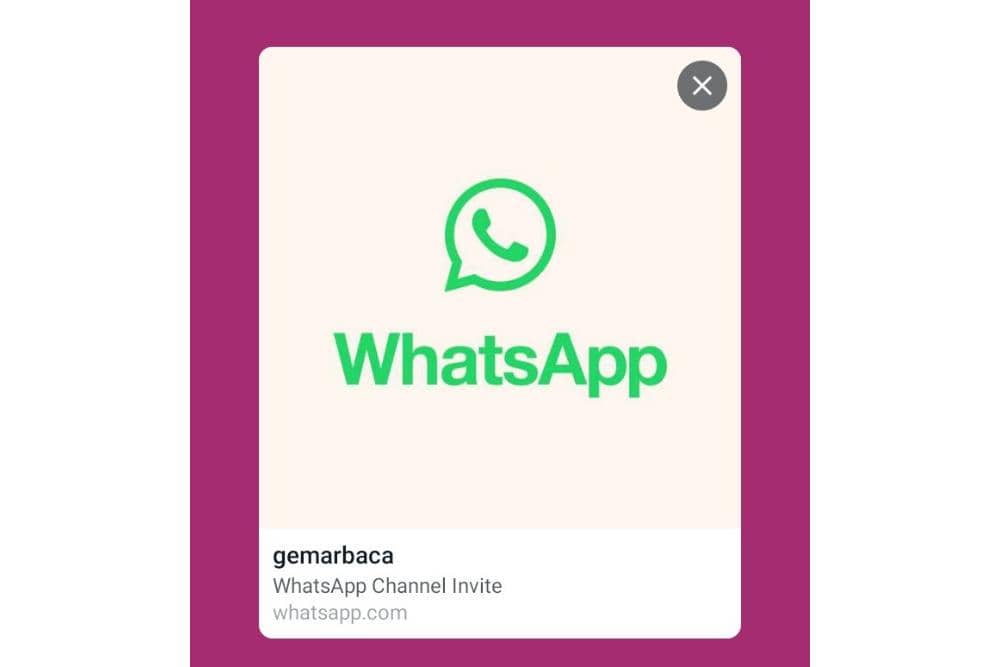Tangkapan Layar WhatsApp