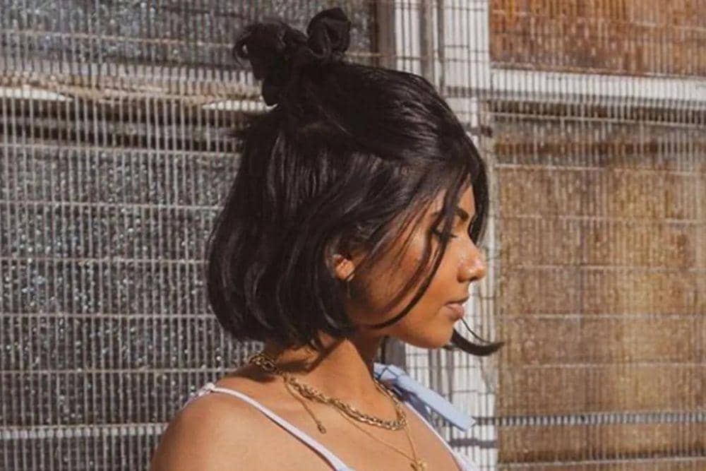 pinterest.com/Gaya Ikat Rambut Pendek