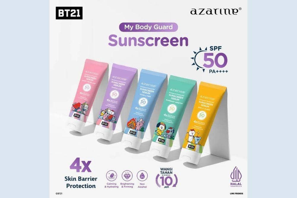 instagram.com/azarinecosmeticofficial/Body Lotion yang Mengandung SPF