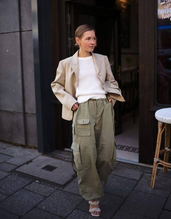 Celana Cargo dan Blazer