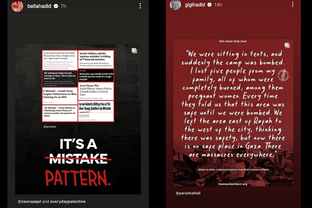 instagram.com/bellahadid, gigihadid