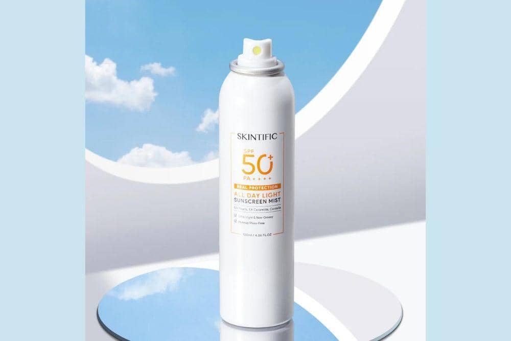 skintific.com/Sunscreen Spray untuk Kulit Berminyak