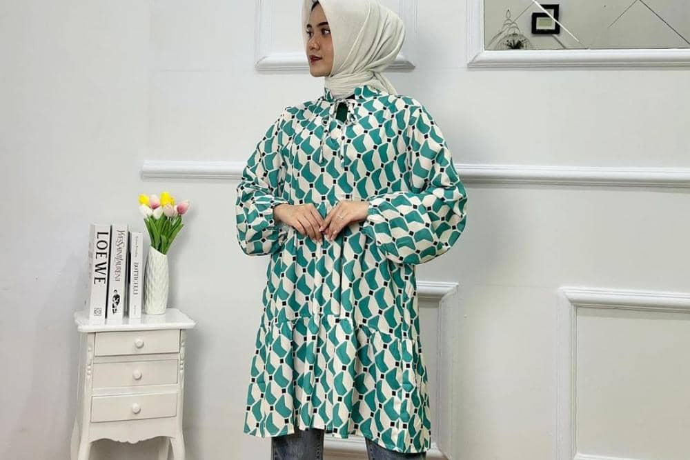 baju warna tosca cocok dengan jilbab warna apa