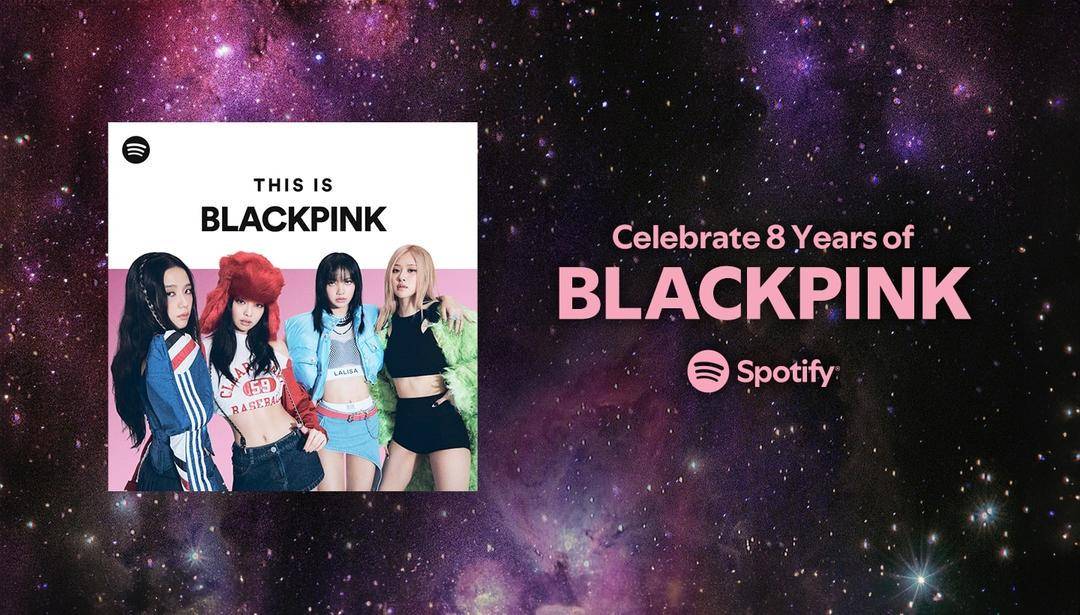 BLACKPINK Gandeng Spotify untuk Merayakan #8YearswithBLACKPINK