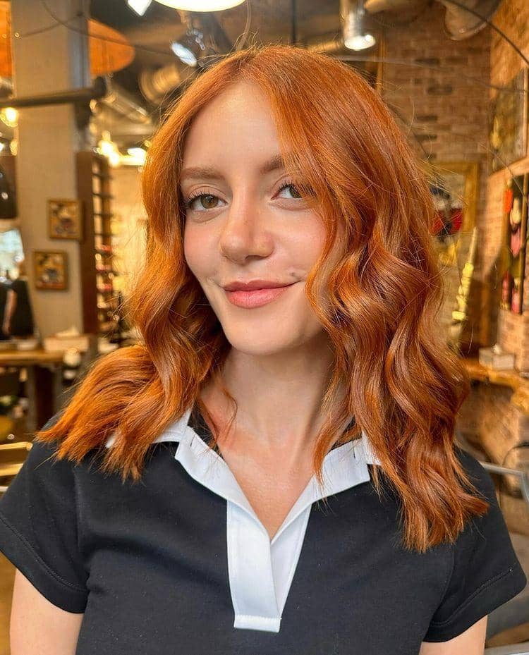 warna rambut yang bikin wajah cerah