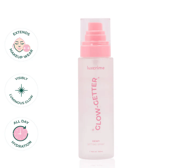 Luxcrime Glow-Getter Dewy Setting Spray
