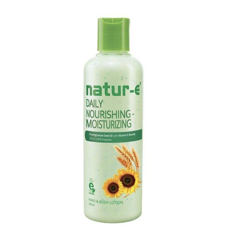 Natur-E Daily Nourishing-Moisturizing Hand and Body Lotion (Shopee.co.id/sakawuni)