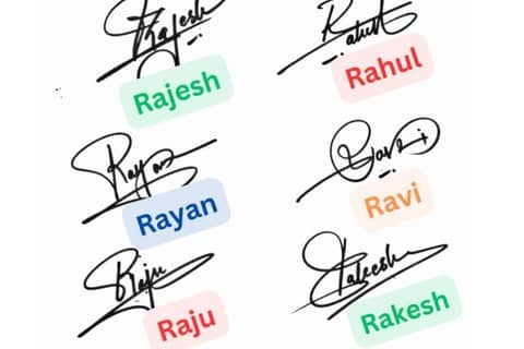 Tanda Tangan R Contoh Tanda Tangan Huruf R yang Simpel tapi Keren | Popbela.com
