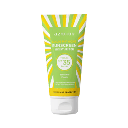 Azarine Calm My Acne Sunscreen (shopee.co.id/Azarine Cosmetic Official Shop)