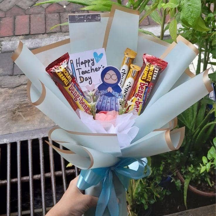 Contoh Buket Hari Guru 