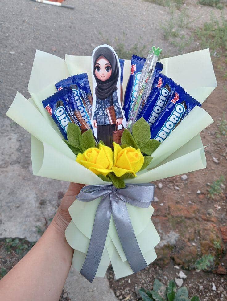 Contoh Buket Hari Guru 