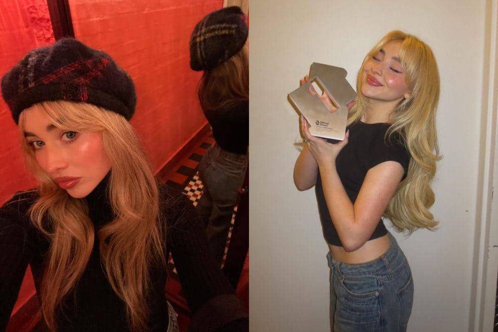 Ilustrasi rambut Curtain Bangs