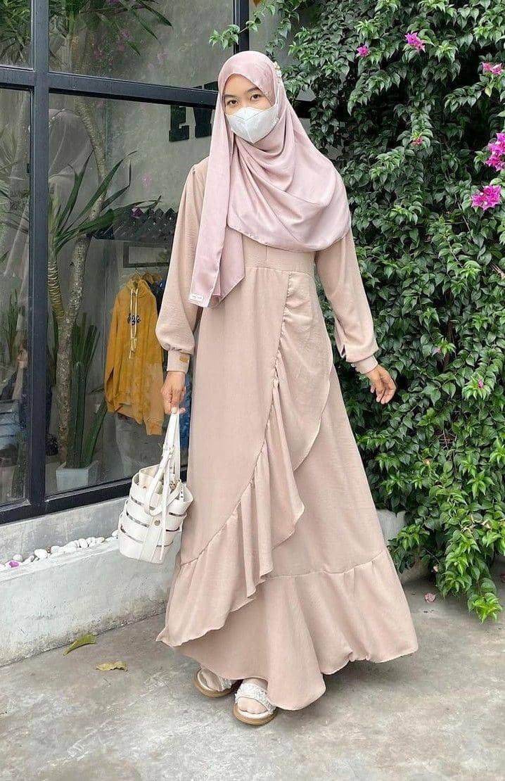 Baju Coksu Cocok Dengan Jilbab Warna peac