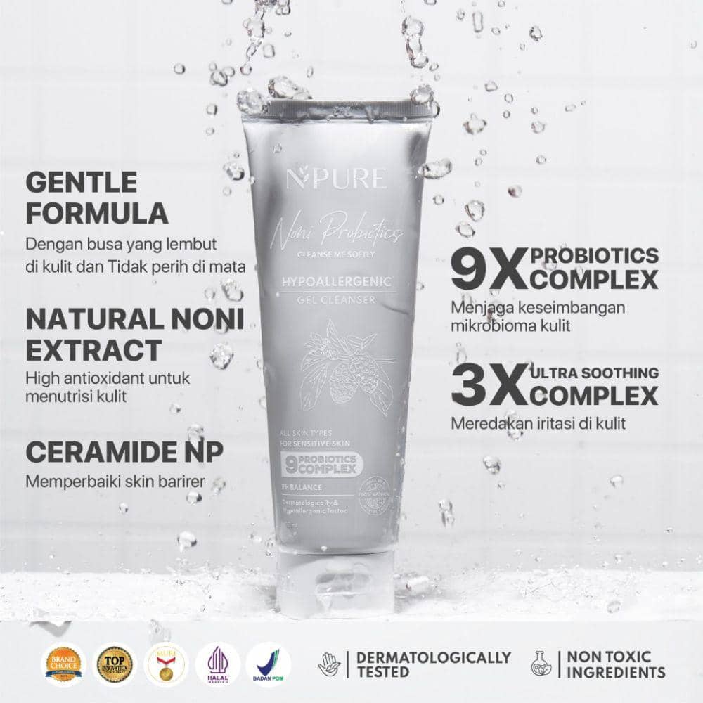 NPURE Noni Probiotics Cleanser Gel (shopee.co.id/Npure Official Shop)
