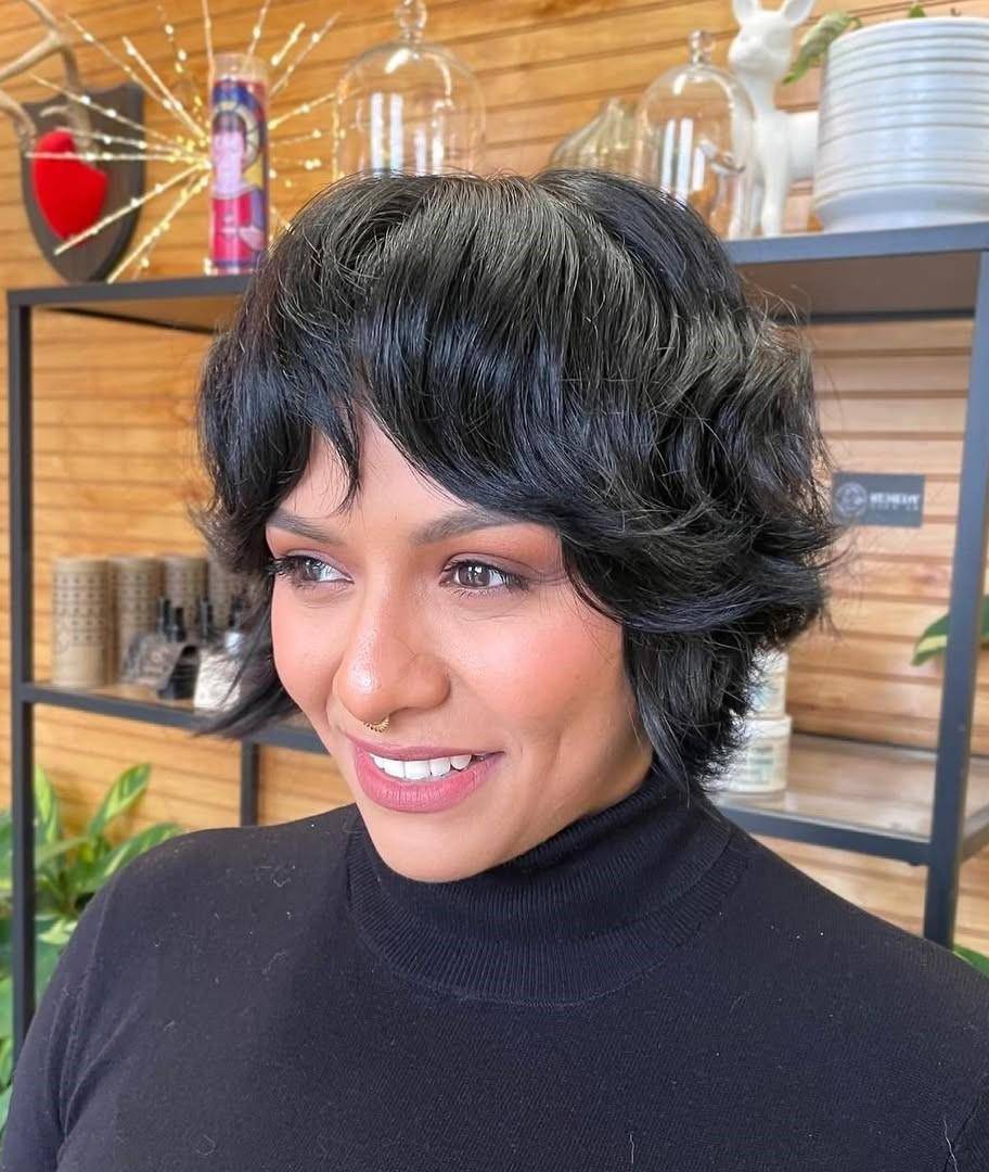 model rambut bixie