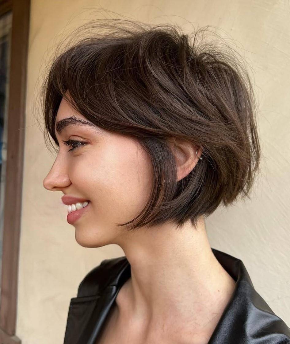 model rambut bixie