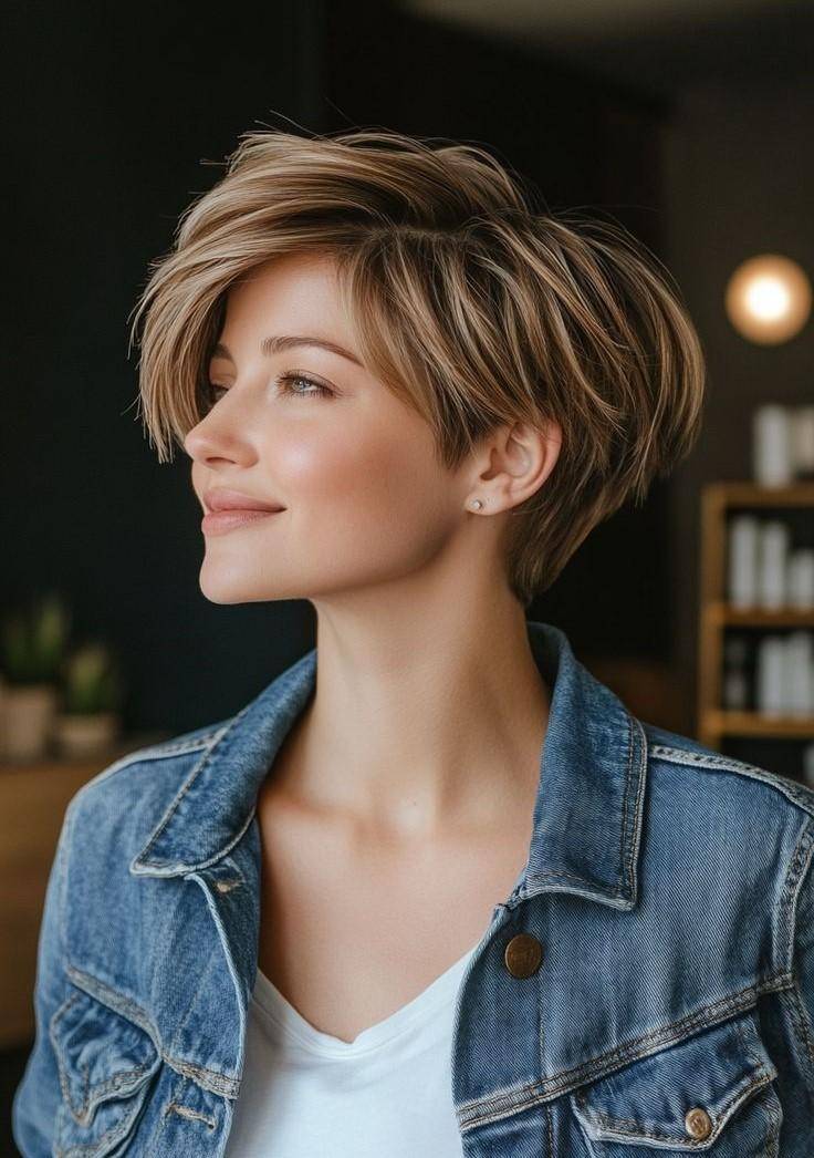 model rambut bixie